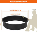 Anillo de Fuego Acero Redondo 36" Interior/39" Exterior