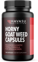 Suplemento Horny Goat Weed para él y ella  con raíz de maca