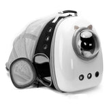 Mochila expandible para gatos color blanco