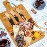 BlauKe - Tabla de queso (incluye 3 cuchillos de queso)