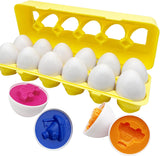 Conjunto de Huevos de Juego - Juguetes Educativos para Niños - Vehículos