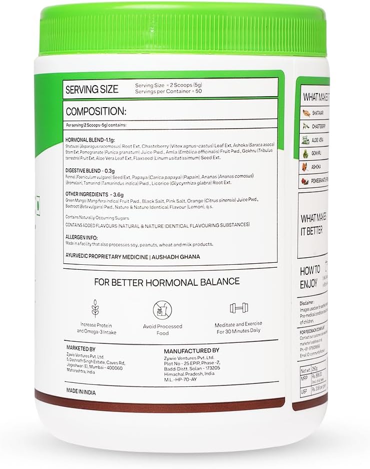 HerBalance a base de plantas para SOP  Suplemento de PCOS