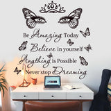 Vinilos Motivacionales para Pared Decoración para Habitaciones