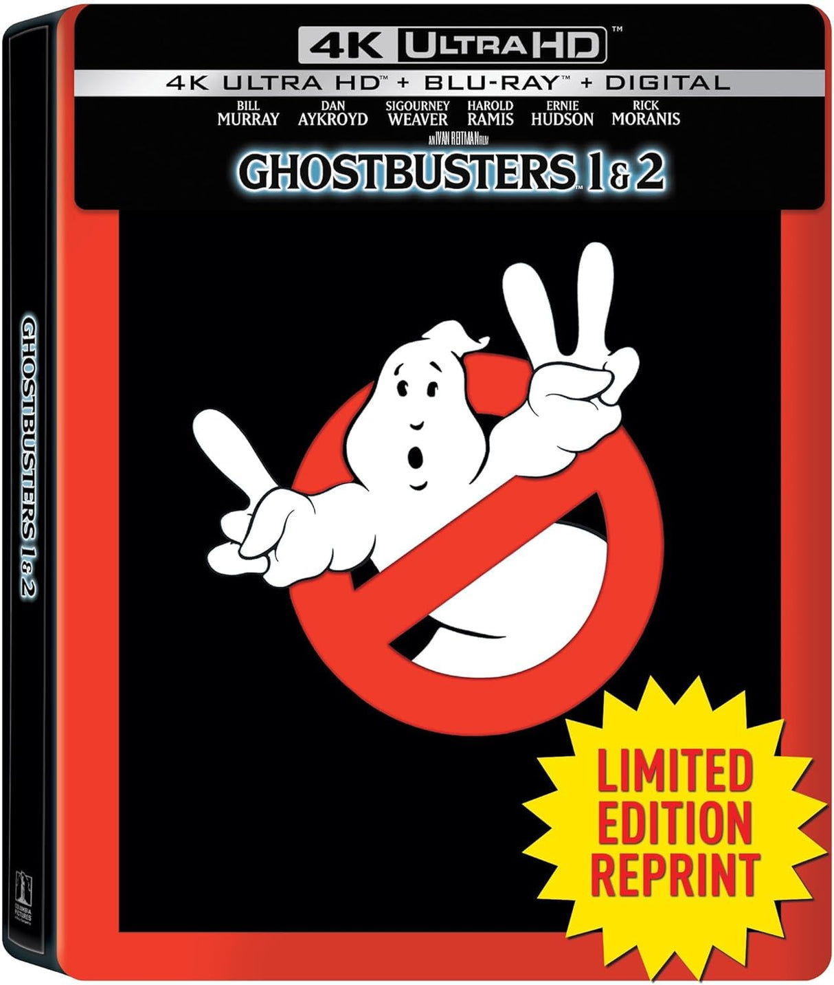 Steelbook 4K UHD: Cazafantasmas / Cazafantasmas II
