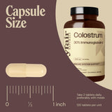 Suplemento de Calostro 1000mg, 120 Cápsulas, Inmunidad