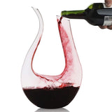 Decantador de vino aireador de vino clásico en forma de U