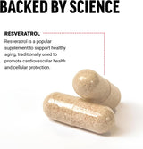 Suplemento de resveratrol para apoyar la salud del corazón