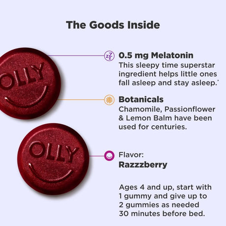 Suplementos OLLY para dormir para niños