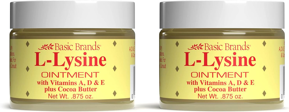 Ointment L-Lisina 0.875 oz - Alivio para Herpes y Labios Secos