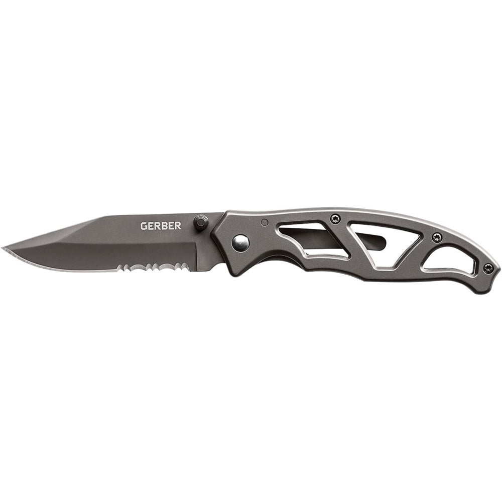 Cuchillo de filo fino en color gris