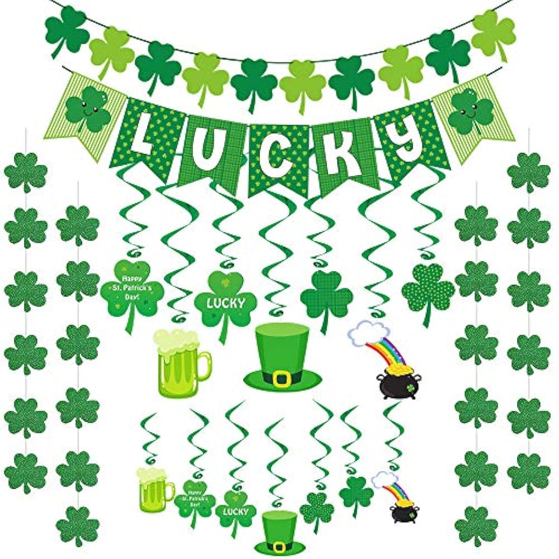 Juego de decoración para fiesta de San Patricio