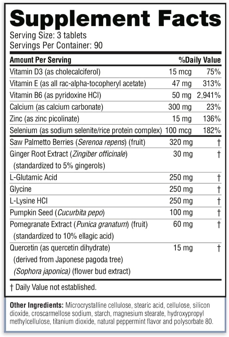 Suplemento La fórmula para la próstata con Saw Palmetto  270