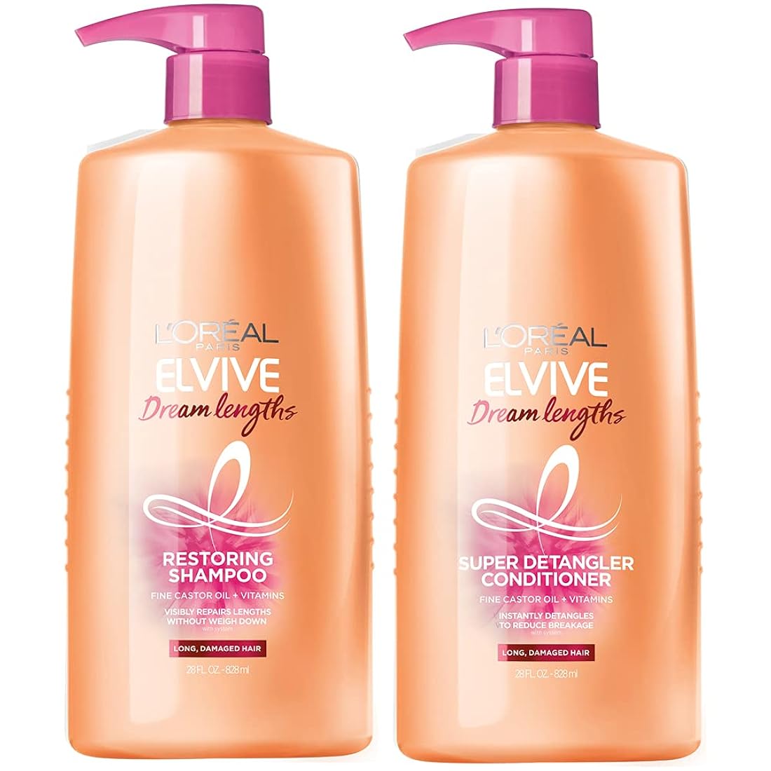Shampoos y Acondicionadores para cabello largo y dañado