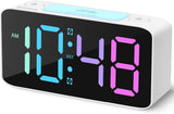 Reloj Despertador Súper Ruidoso con Luz Nocturna y USB