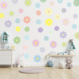 32 Pcs Pegatinas de Flores para Pared - Decoración Infantil
