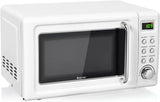 Microondas Retro COSTWAY 0.7 Cu.ft, 700W, 5 Potencias, LED
