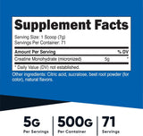 Suplementos Alimenticios  Monohidrato de creatina en polvo