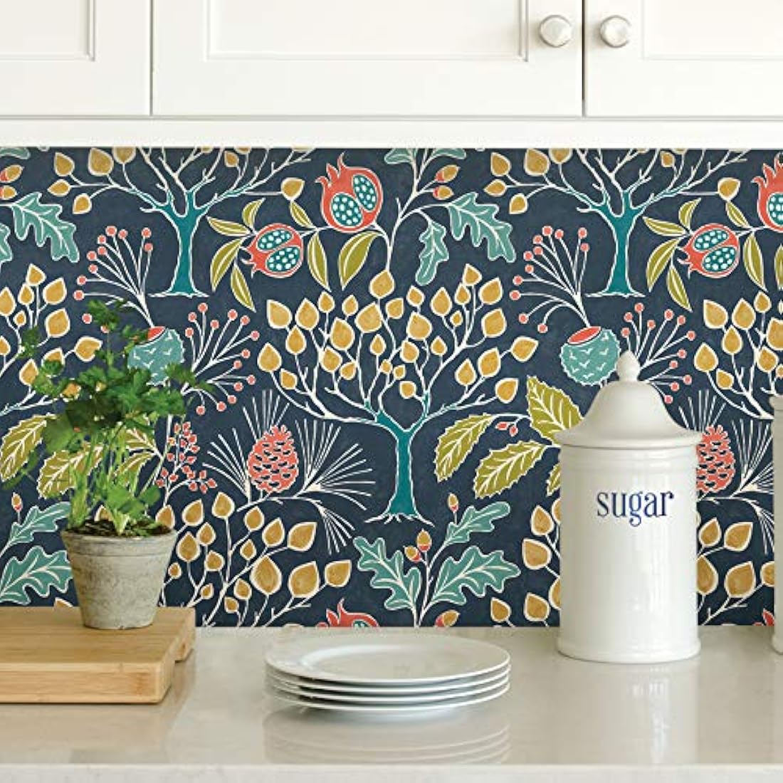 Papel pintado, multicolor