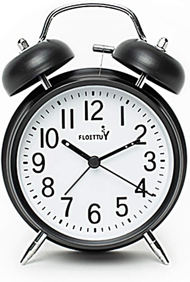 Reloj Despertador con Alarma Fuerte y Luz de Fondo 4
