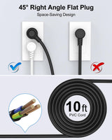 AUOPLUS - Regleta protectora de sobretensiones con USB, tira