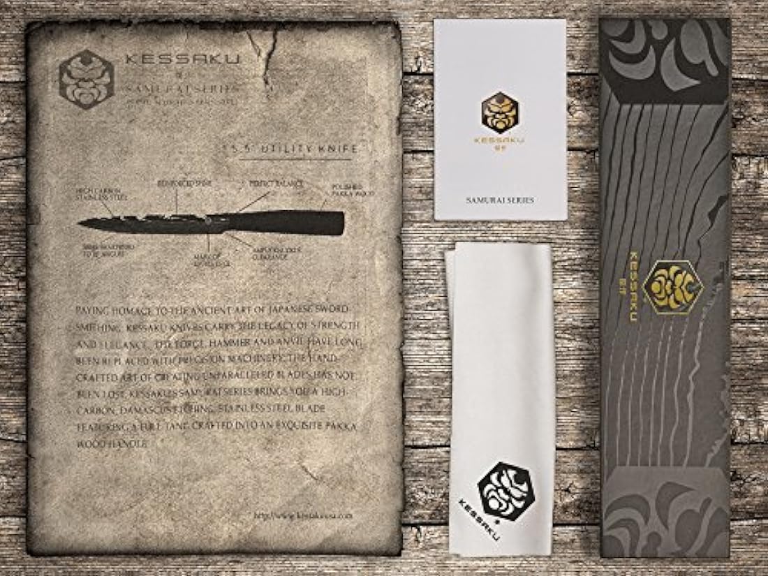 Cuchillo multiusos – Serie Samurai – japonés 5.5-Inch