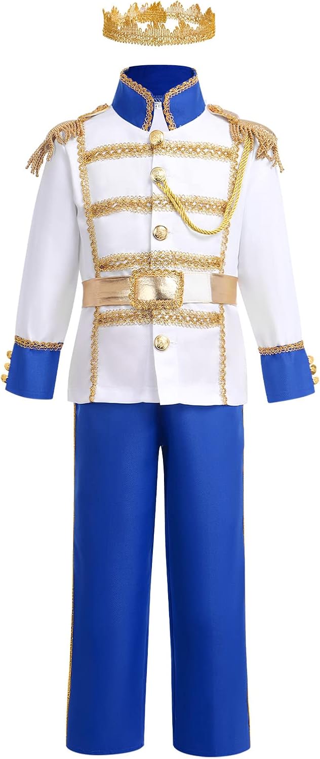 Disfraz de Príncipe Encantador para Niños, 4PCS, 3-4 Años
