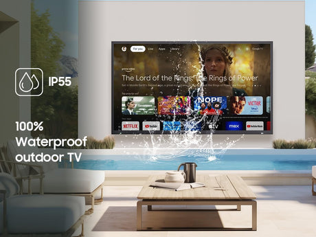Televisor Exterior SYLVOX 55 4K HDR 10 Impermeable Deck Pro 2.0