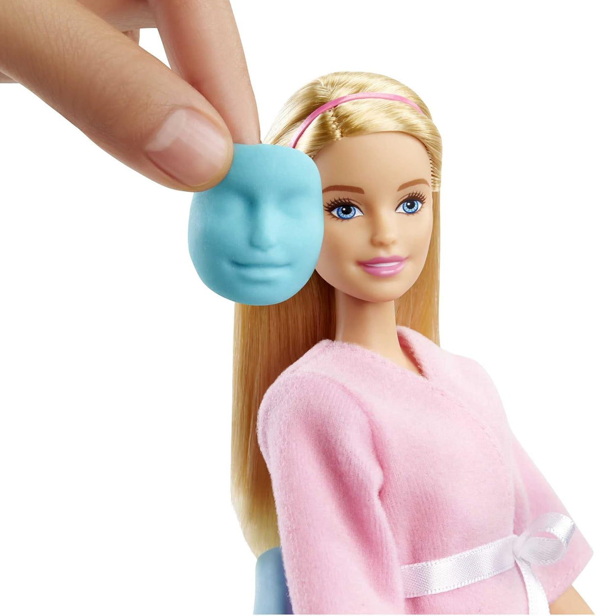Set de Spa Barbie con Muñeca, 10+ accesorios y perrito