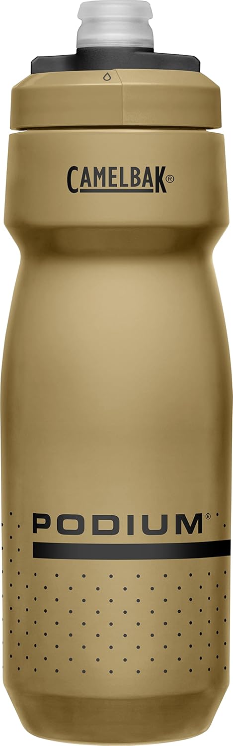 CamelBak Botella de agua Podium Bike de 24 onzas, color dorado