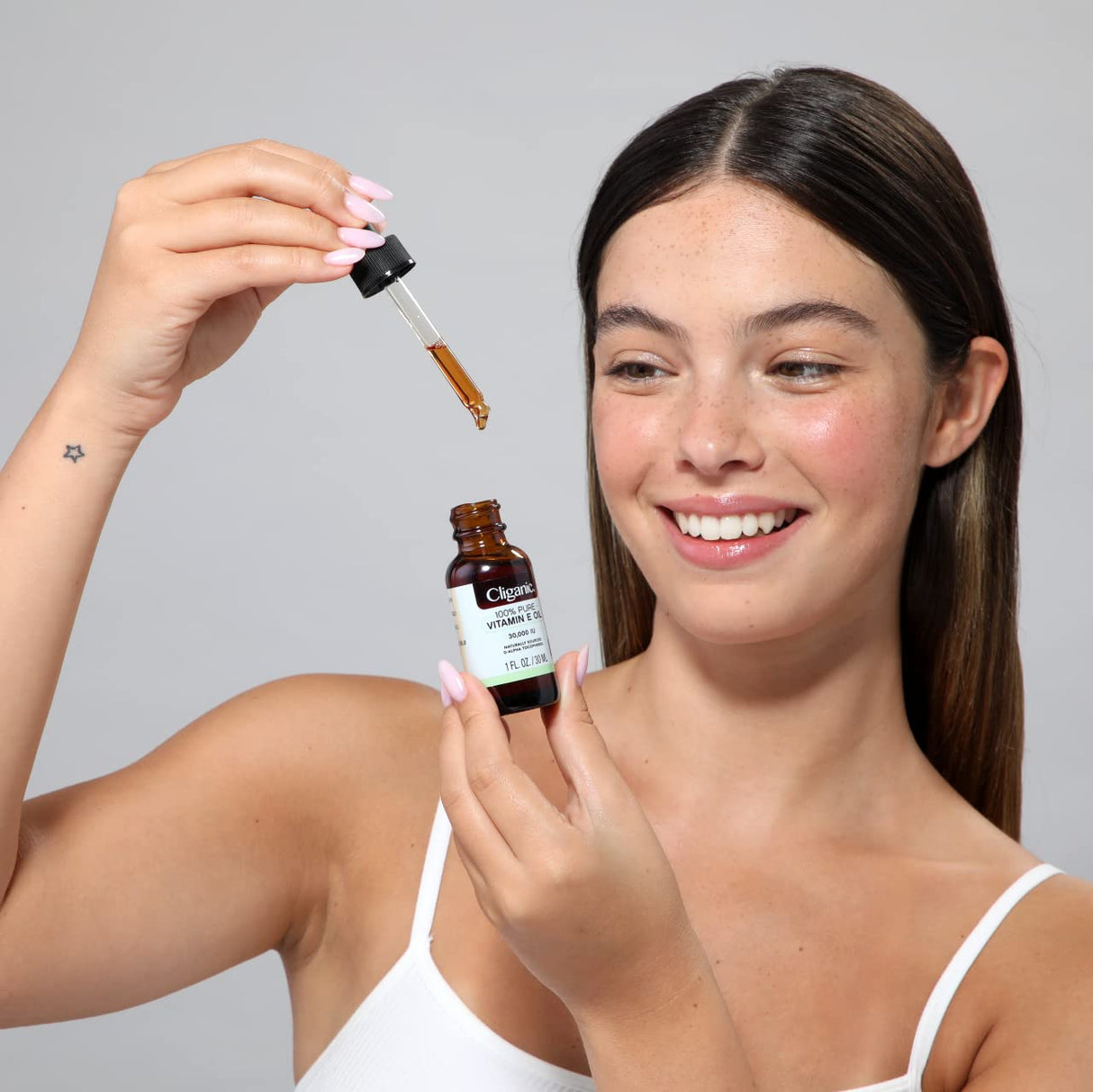 Aceite de Vitamina E Pura 100% para Piel, Cabello y Rostro