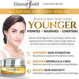 Crema antiarrugas de Glamour Gold, cuidado de la piel