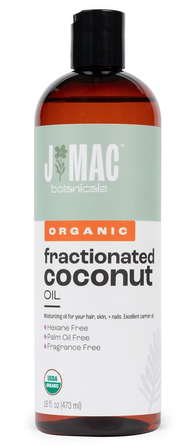 Aceite de coco fraccionado orgánico J MAC BOTANICALS