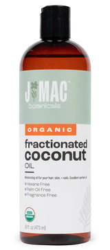 Aceite de coco fraccionado orgánico J MAC BOTANICALS