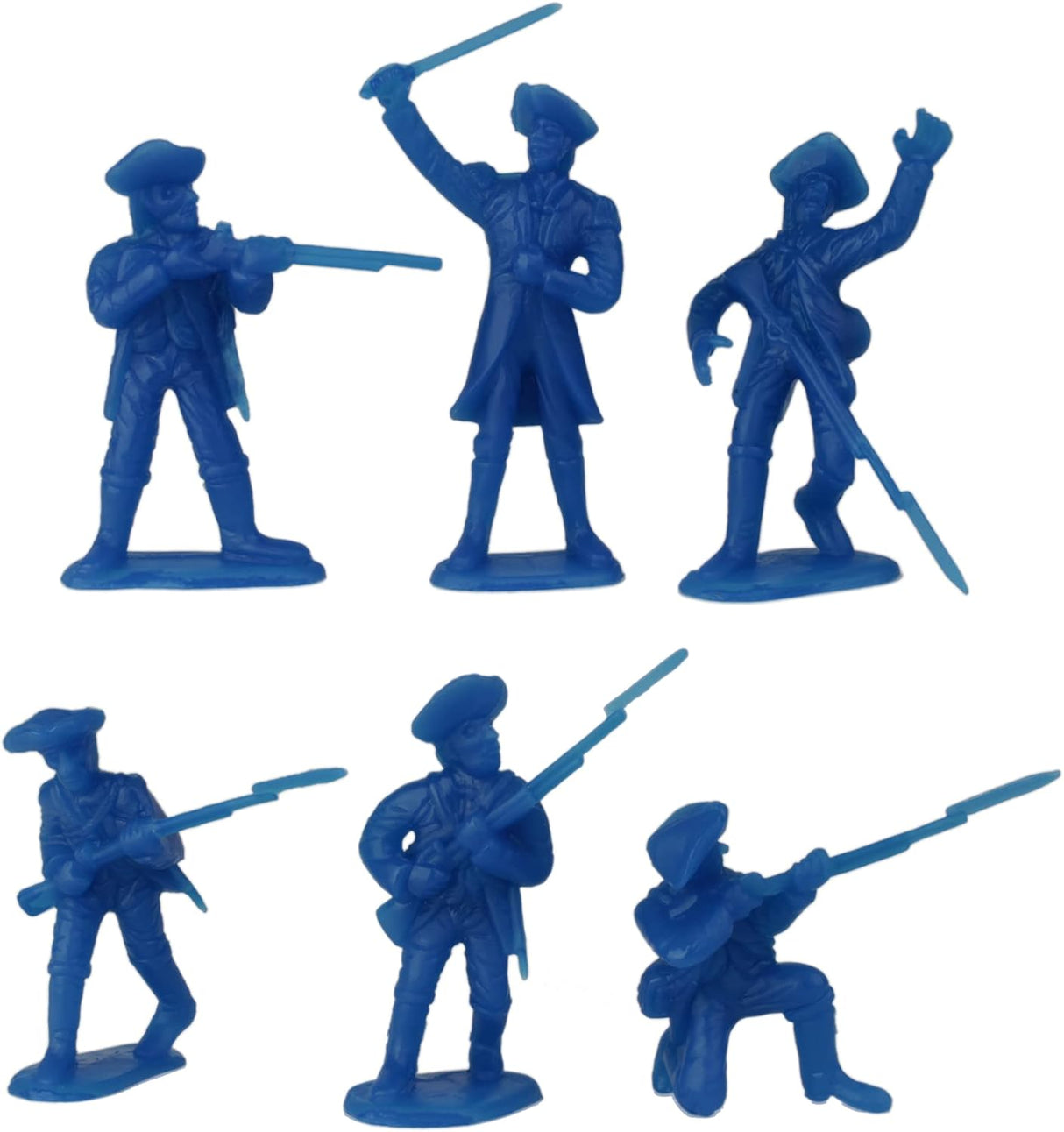 Soldaditos británicos Revolutionary War Plastic Army Men  34