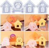 Molde de Silicona para Aromatizantes de Gato/Perro, 4 Pcs