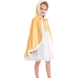 Disfraces de princesa con capucha amarillo talla 3 a 4 años