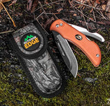 Cuchillo de caza plegable de doble hoja
