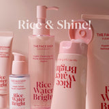 Crema Hidratante Facial Vegana Iluminadora con Agua de Arroz