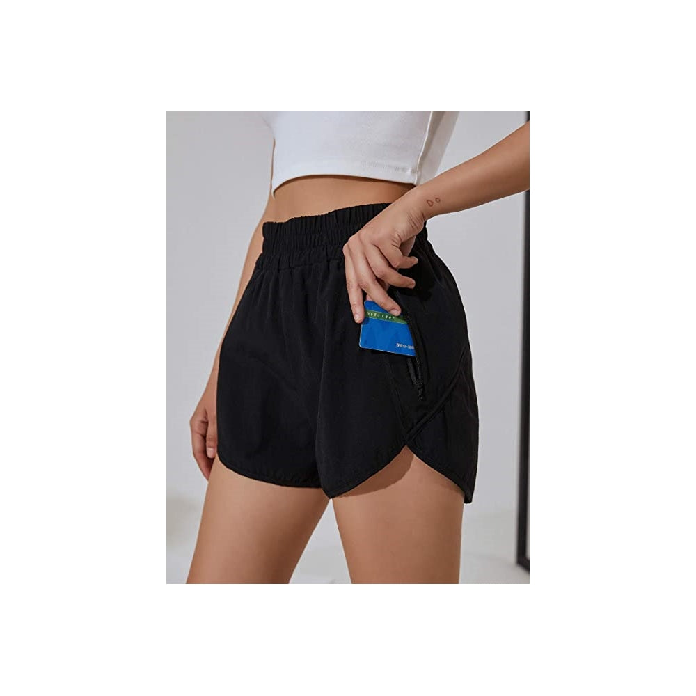 Shorts cortos y elásticos de cintura alta talla XS