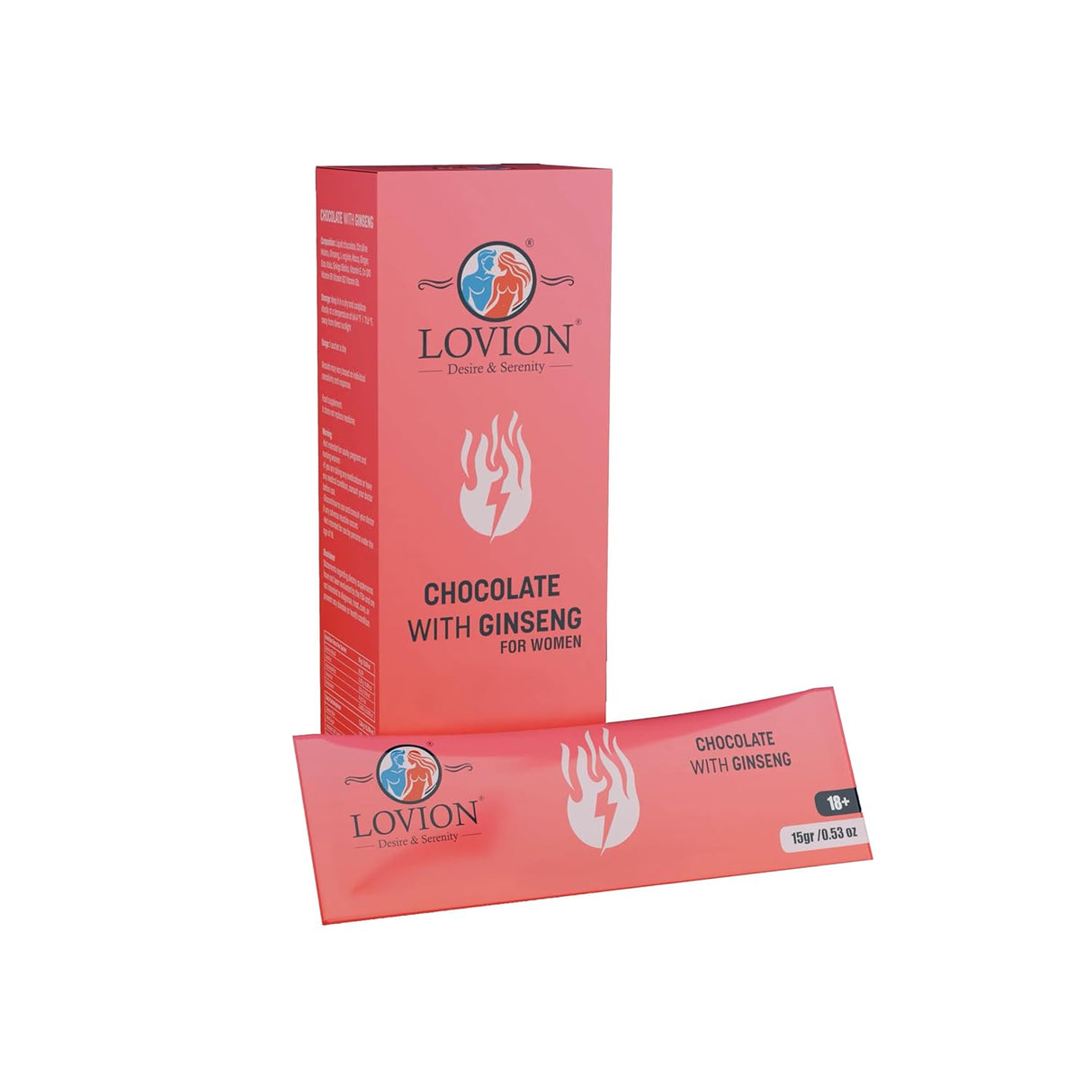 Chocolatón Lovion Premium para Mejorar Ánimo 6 Sachets