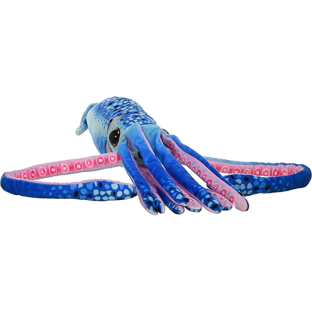 Peluche Calamar  animal para niños Azul