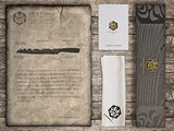 kessaku - cuchillo de pan grabado acero de alto carbono