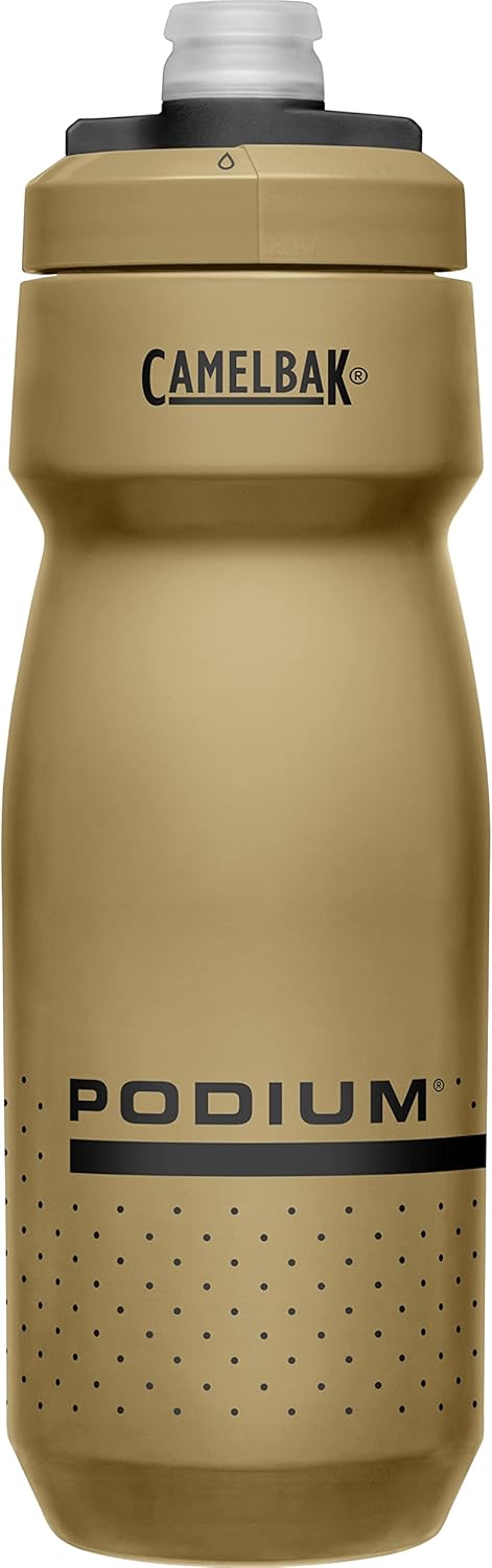 CamelBak Botella de agua Podium Bike de 24 onzas, color dorado