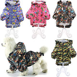 Chubasquero impermeable con capucha para perros y gatos pequeños