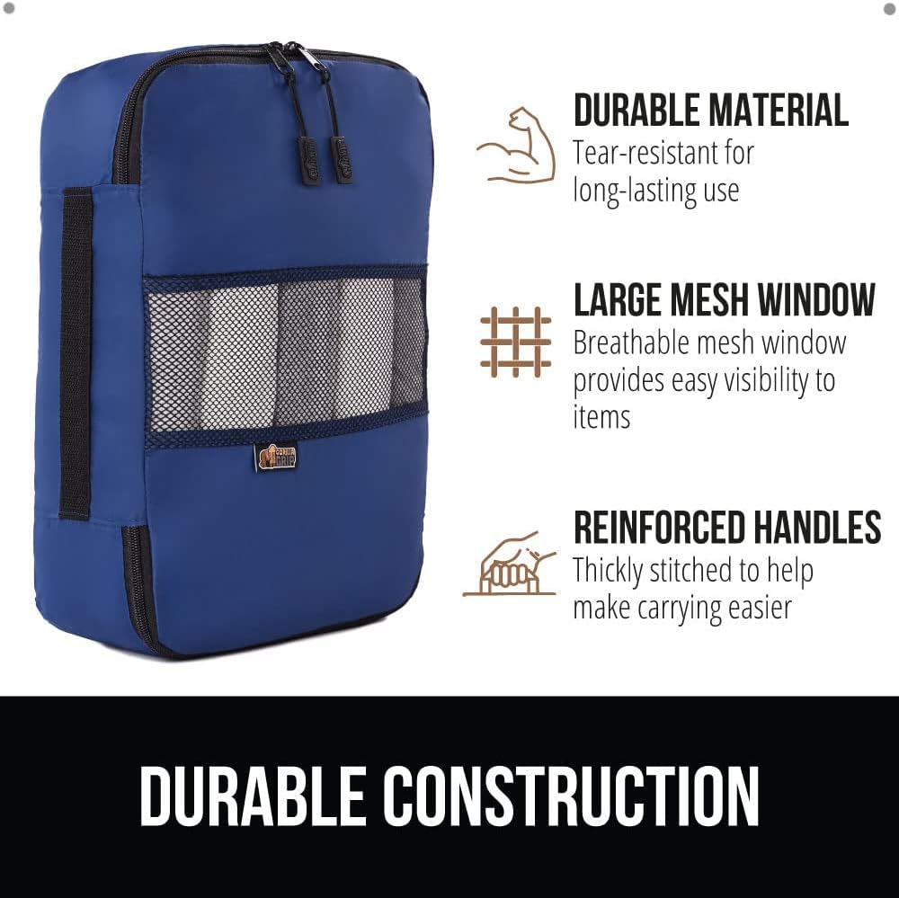 Cubos de embalaje Gorilla Grip, artículos básicos de viaje