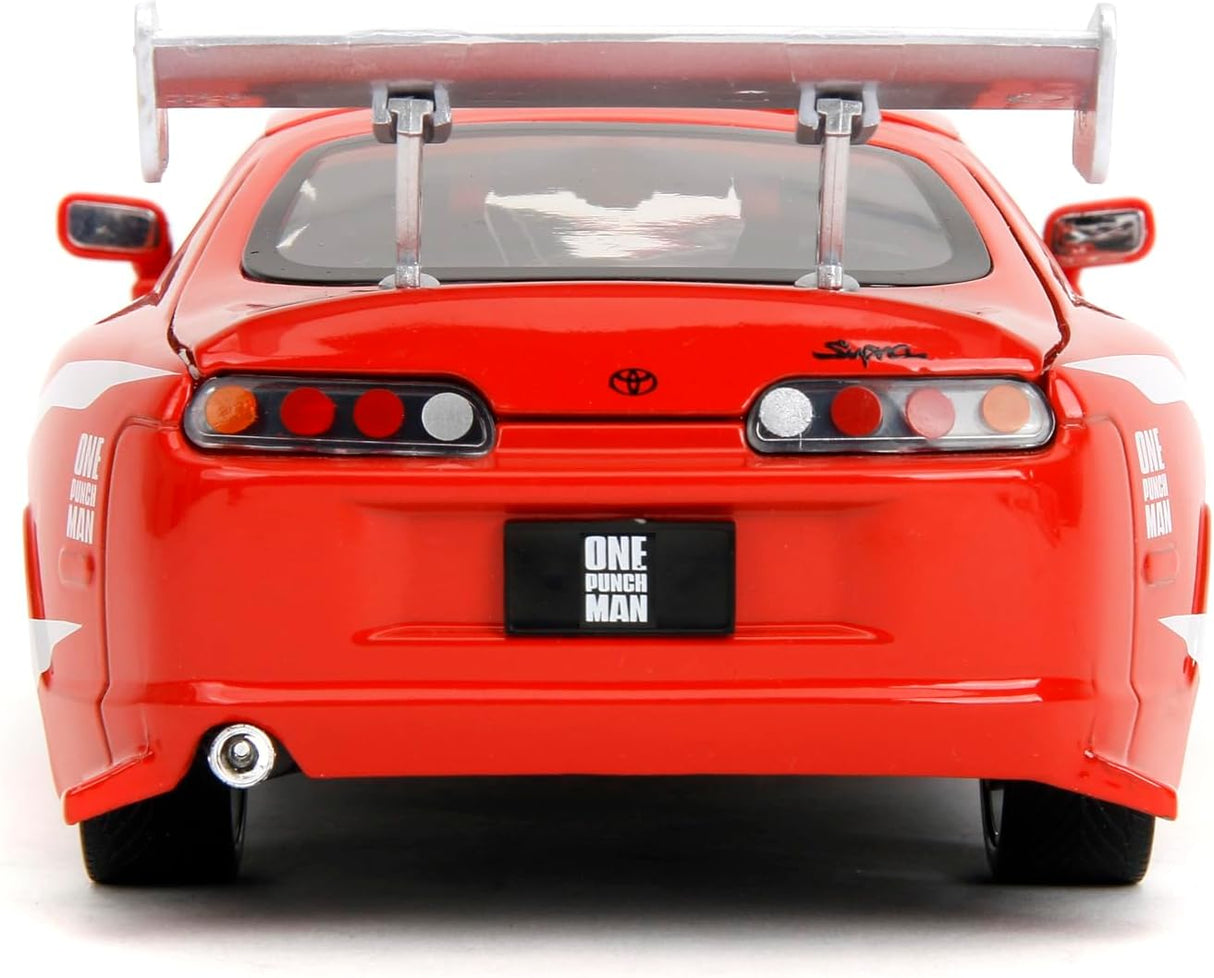 Modelo 1:24 Toyota Supra Die-Cast con Figura de Saitama