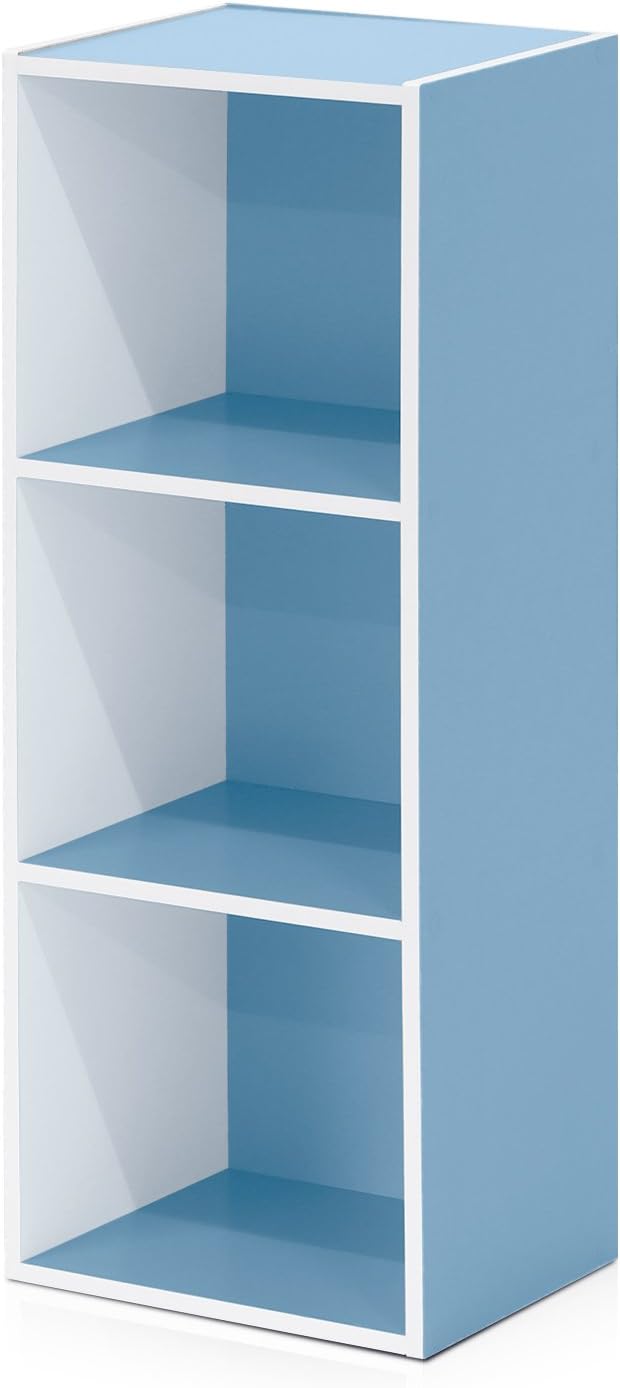 Estantería para libros de 3 niveles - Modelo 11003WH/LBL
