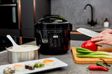 Arrocera Yum Asia Kumo, 5.5 tazas, cerámica, 5 funciones