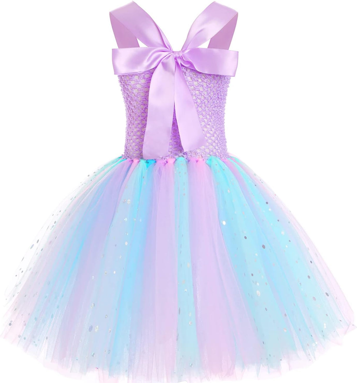Disfraz de Sirena Koatobbor con Luces LED para Niñas 3-8 Años