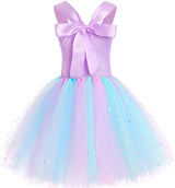 Disfraz de Sirena Koatobbor con Luces LED para Niñas 3-8 Años